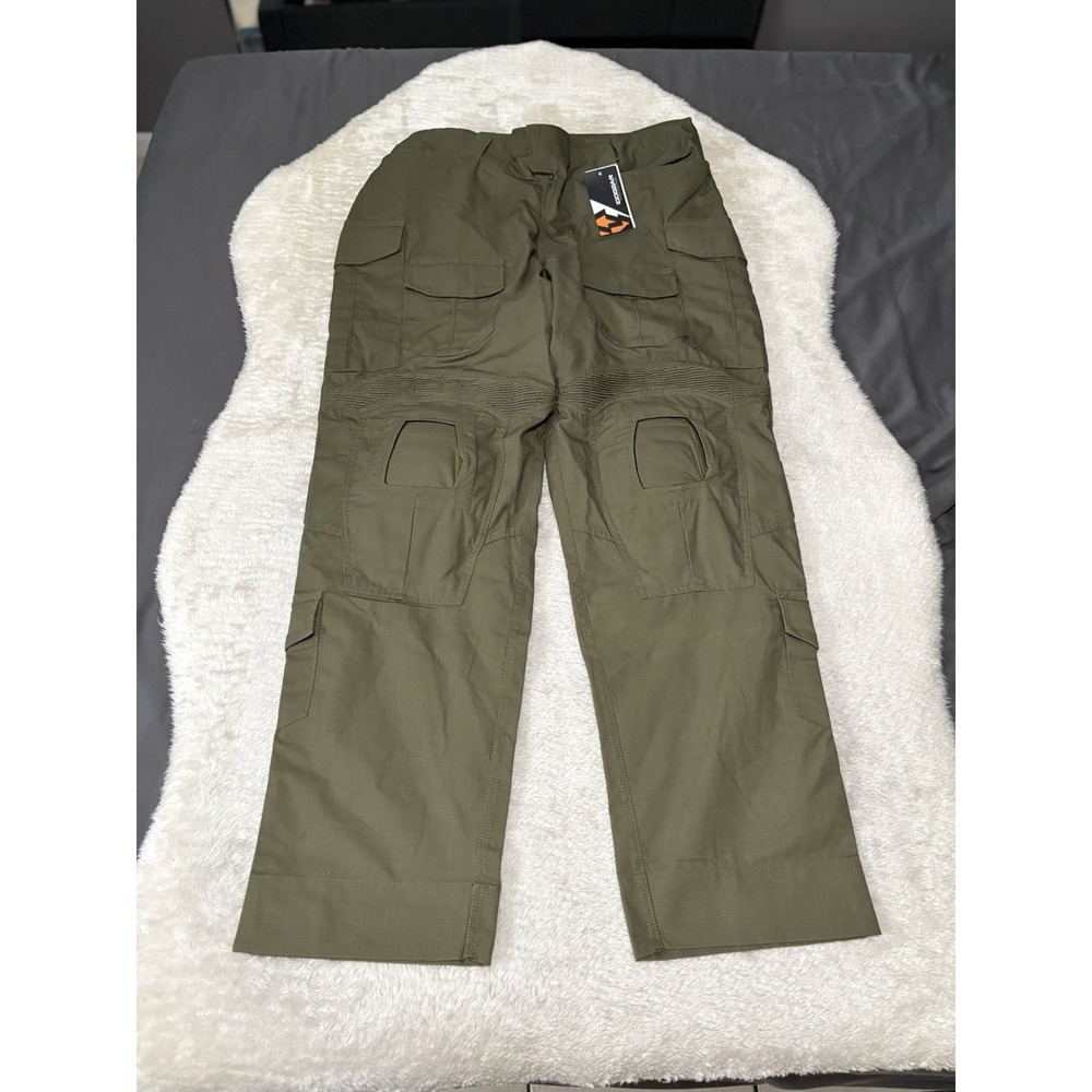IDOGEAR Tactical Pants Men's Combat Airsoft Green Cargo Pants‎ Trousers 38W